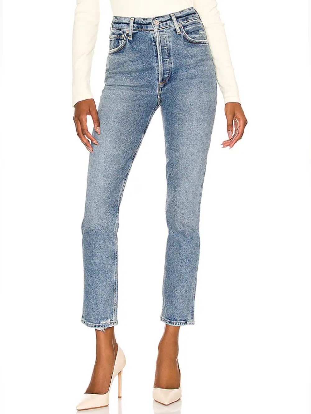 Citizens of Humanity Charlotte High Rise Straight Leg Jeans Size 25